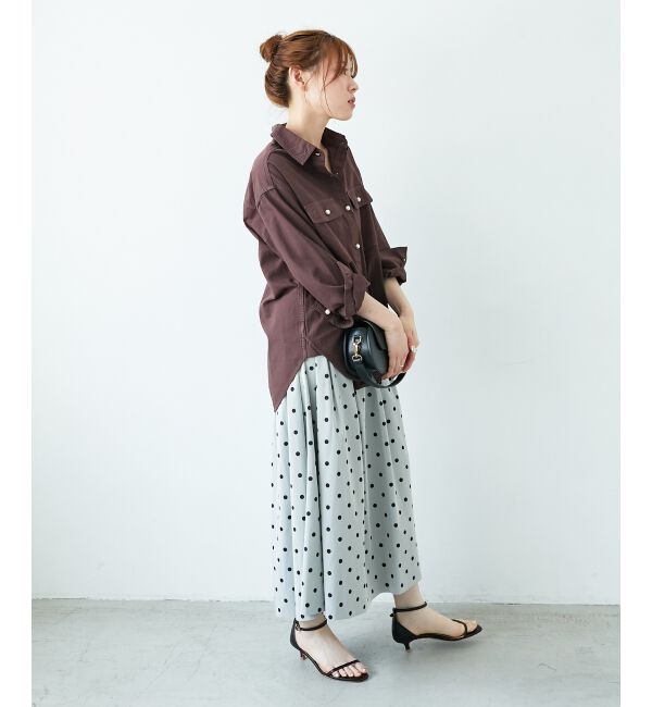  「リバーシブルタフタスカート」|スカート|