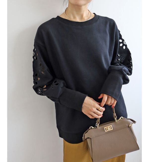  「《WEB限定アイテム》カットワーク刺繍スウェット」|スウェット・ジャージ|