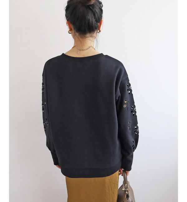  「《WEB限定アイテム》カットワーク刺繍スウェット」|スウェット・ジャージ|