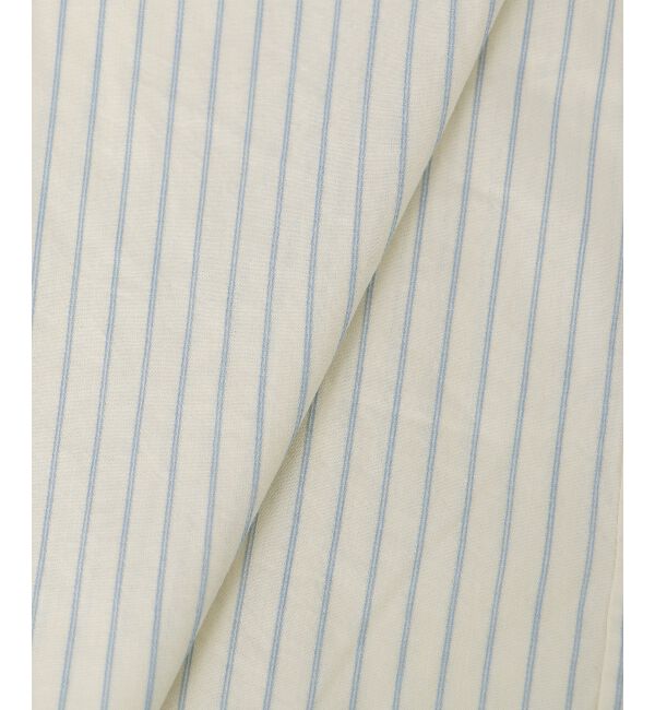  「《WEB限定アイテム》バックギャザーストライプオーバーシャツ」|シャツ・ブラウス|