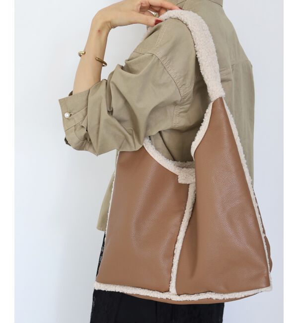  「《WEB限定アイテム》ボアトートバッグ」|トートバッグ|