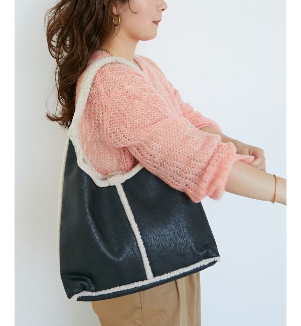  「《WEB限定アイテム》ボアトートバッグ」|トートバッグ|