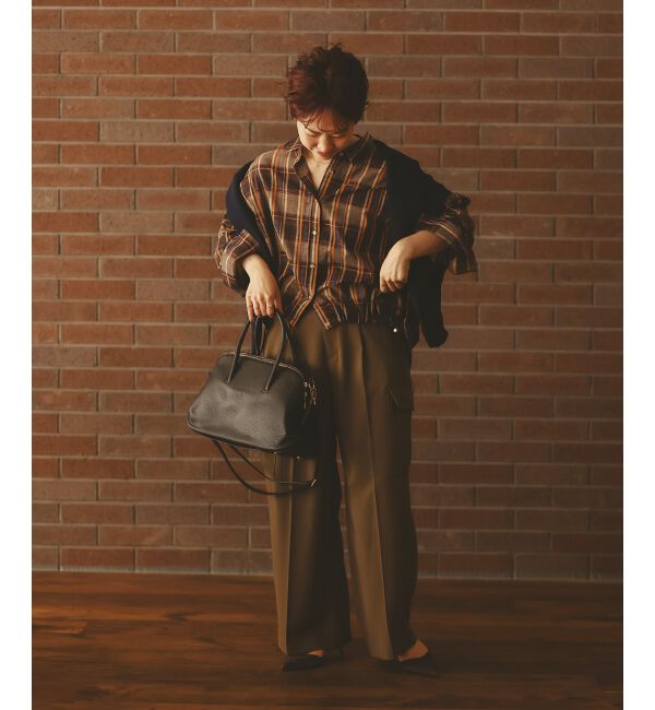  「《手洗い可能》ドロストチェックシャツ」|シャツ・ブラウス|