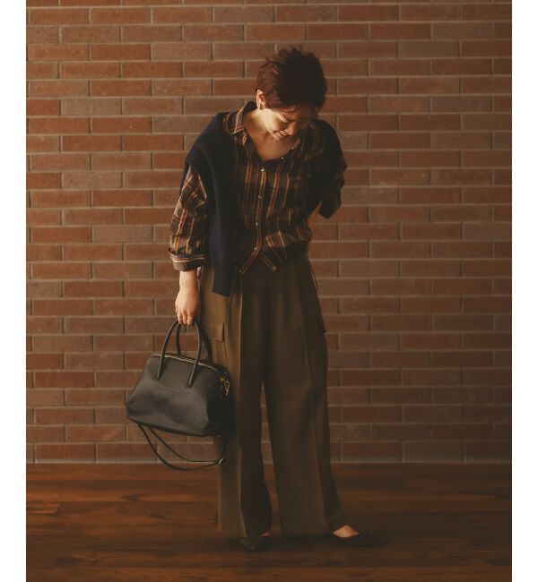  「《手洗い可能》ドロストチェックシャツ」|シャツ・ブラウス|