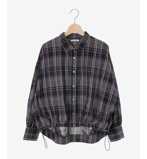  「《手洗い可能》ドロストチェックシャツ」|シャツ・ブラウス|