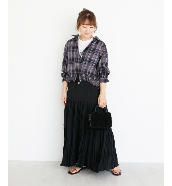  「《手洗い可能》ドロストチェックシャツ」|シャツ・ブラウス|