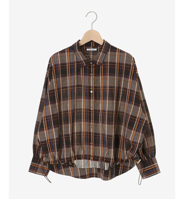  「《手洗い可能》ドロストチェックシャツ」|シャツ・ブラウス|