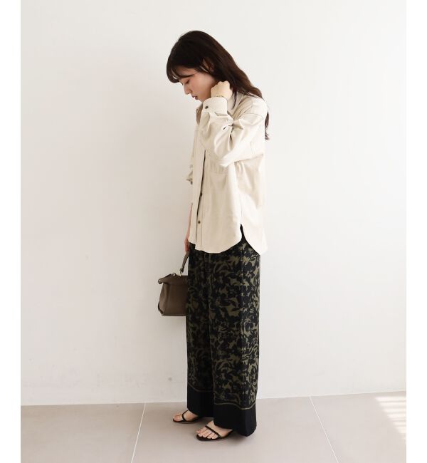  「リバーフェイクスエードオーバーシャツ」|シャツ・ブラウス|