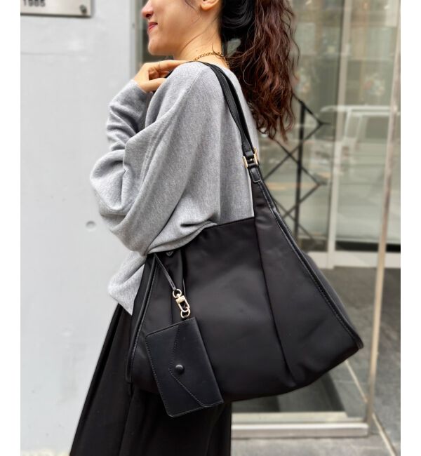  「ベルトハンドルナイロンショルダー」|トートバッグ|