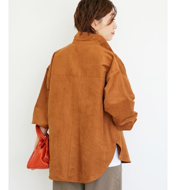  「合皮ポケットオーバーシャツ」|シャツ・ブラウス|