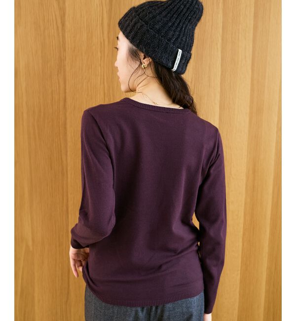 「《手洗い可能》3WAYレイヤードクルーニット」|ニット・セーター|