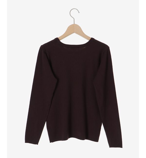  「《手洗い可能》3WAYレイヤードクルーニット」|ニット・セーター|