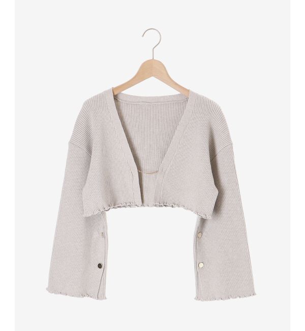 MAJESTICLEGON「プレートカーデsetニットワンピ」|ワンピース|