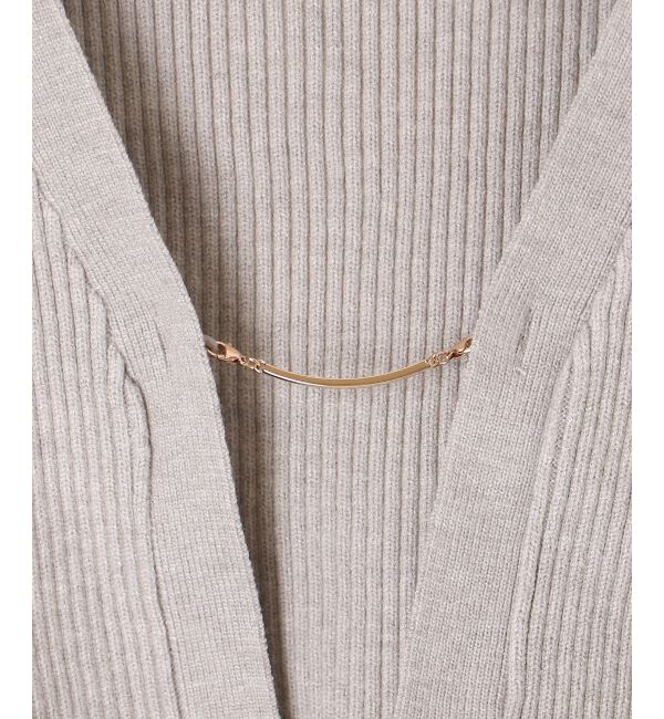 MAJESTICLEGON「プレートカーデsetニットワンピ」|ワンピース|