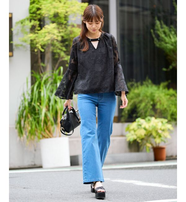 MAJESTICLEGON「classicフレアブラウス」|シャツ・ブラウス|