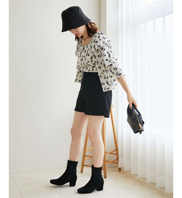 MAJESTICLEGON「フレアーフリルスリーブブラウス」|シャツ・ブラウス|