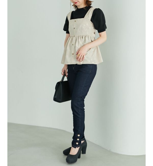 MAJESTICLEGON「パフスリーブニットプルオーバー」|ニット・セーター|