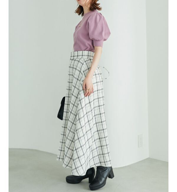 MAJESTICLEGON「パフスリーブニットプルオーバー」|ニット・セーター|