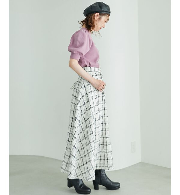 MAJESTICLEGON「パフスリーブニットプルオーバー」|ニット・セーター|