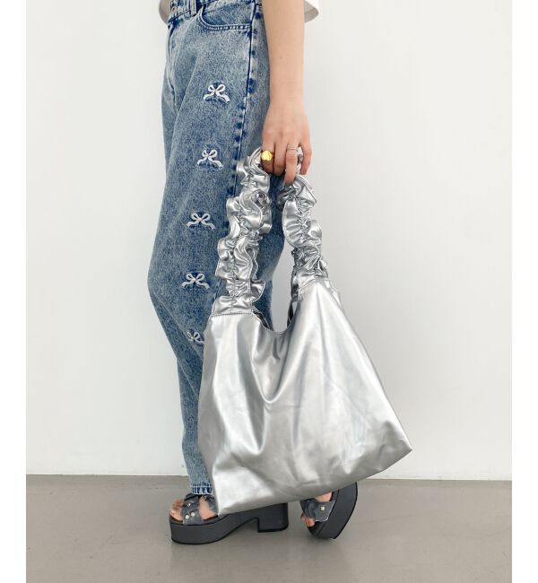 MAJESTICLEGON「フリルハンドルトート」|トートバッグ|