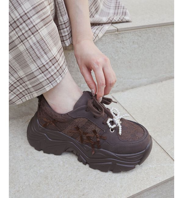 MAJESTICLEGON「2WAYデコリボンスニーカー」|スニーカー|