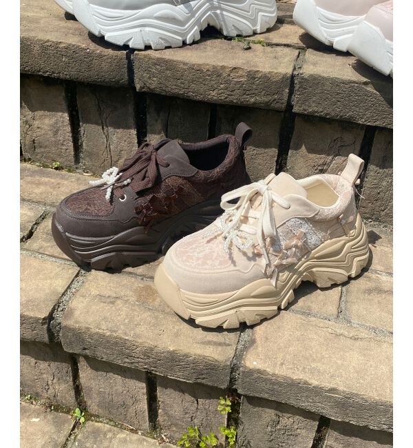 MAJESTICLEGON「2WAYデコリボンスニーカー」|スニーカー|