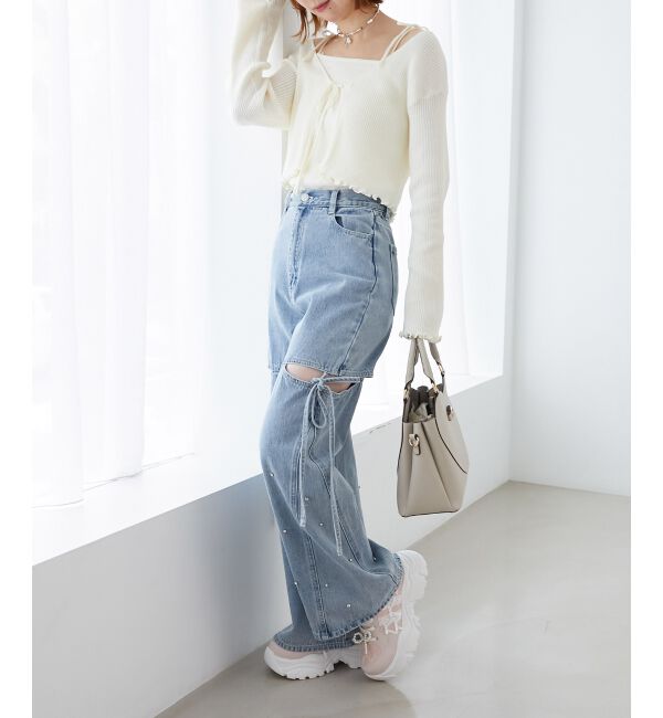 MAJESTICLEGON「2WAYデコリボンスニーカー」|スニーカー|