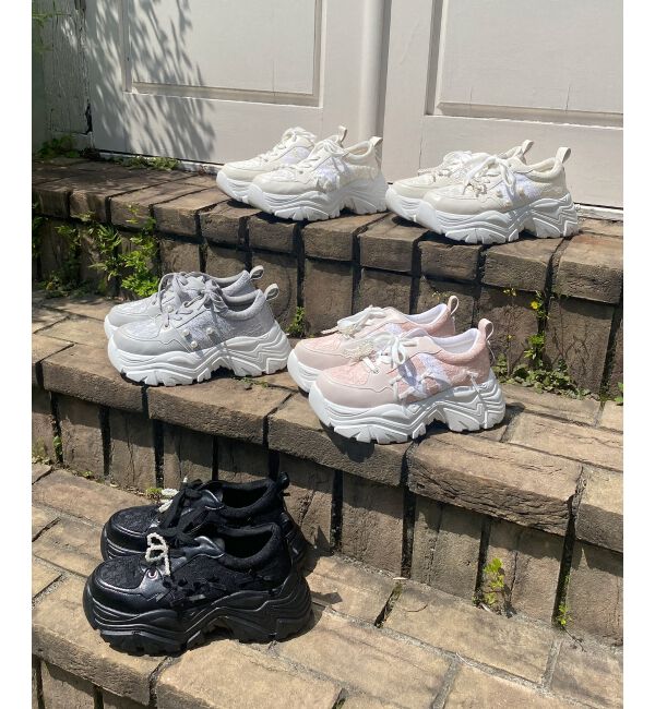 MAJESTICLEGON「2WAYデコリボンスニーカー」|スニーカー|