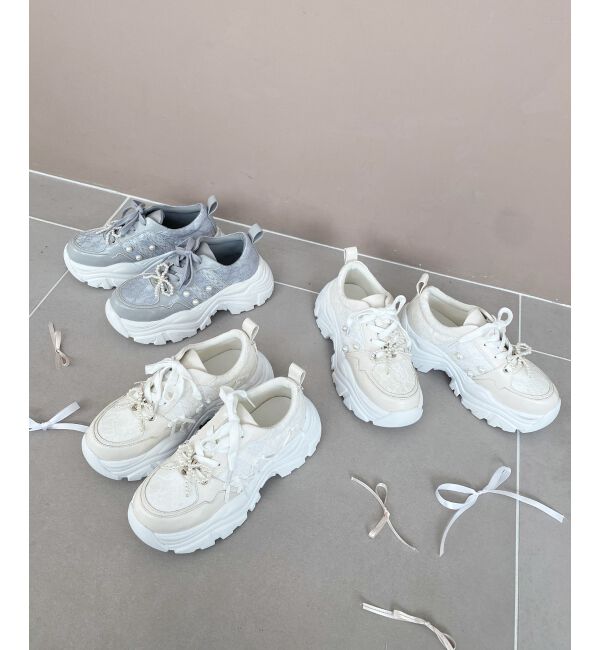 MAJESTICLEGON「2WAYデコリボンスニーカー」|スニーカー|