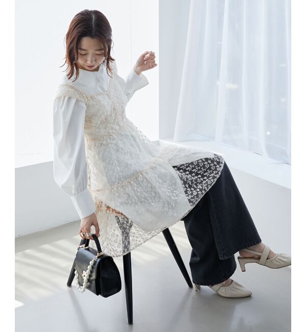 MAJESTICLEGON「シアーミニワンピ&シャツワンピSET」|ワンピース|
