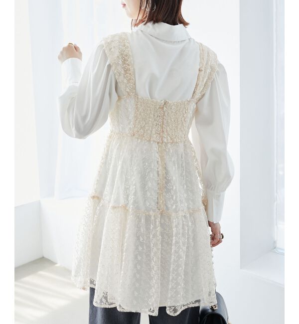 MAJESTICLEGON「シアーミニワンピ&シャツワンピSET」|ワンピース|