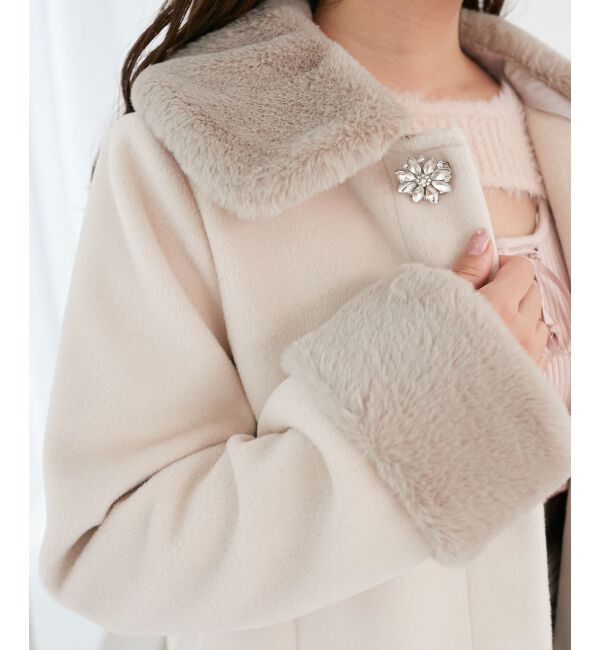 MAJESTICLEGON「7wayファー&times;ビジューコート」|その他|