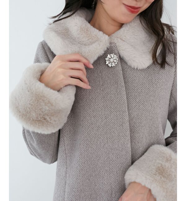 MAJESTICLEGON「7wayファー&times;ビジューコート」|その他|