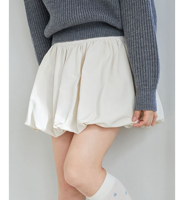 MAJESTICLEGON「ハイウエストバルーンミニスカパン」|スカート|