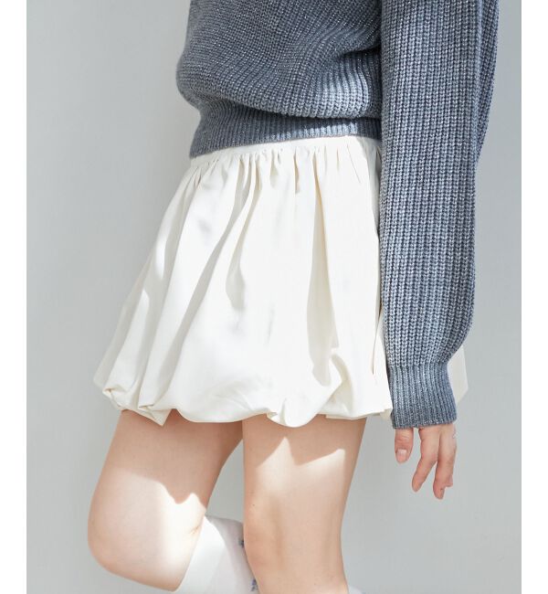 MAJESTICLEGON「ハイウエストバルーンミニスカパン」|スカート|