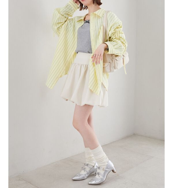 MAJESTICLEGON「ハイウエストバルーンミニスカパン」|スカート|