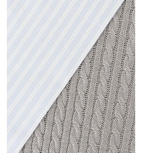  「リボンセットドッキング半袖ニット」|ニット・セーター|