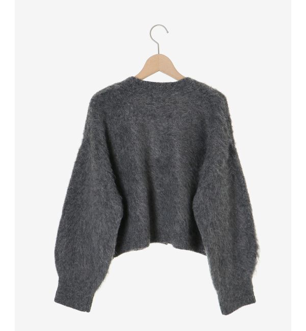  「ふわふわVネックショートカーデ」|カーディガン|