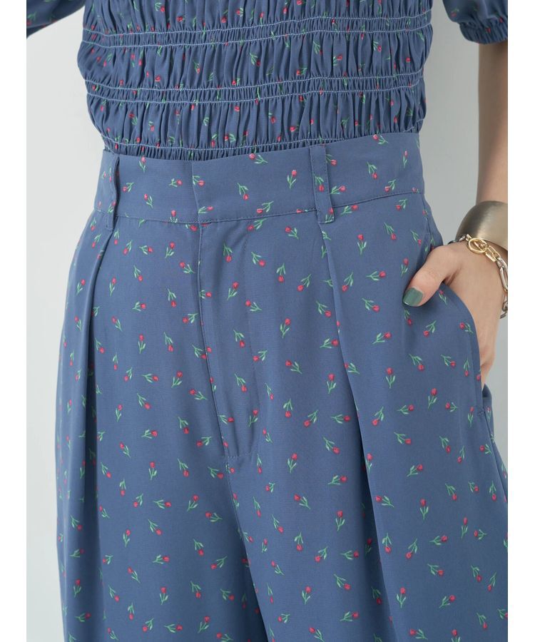 earth music&ecology「花柄ワイドパンツ」|その他|