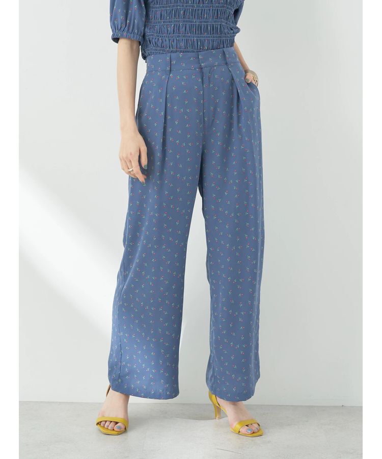 earth music&ecology「花柄ワイドパンツ」|その他|