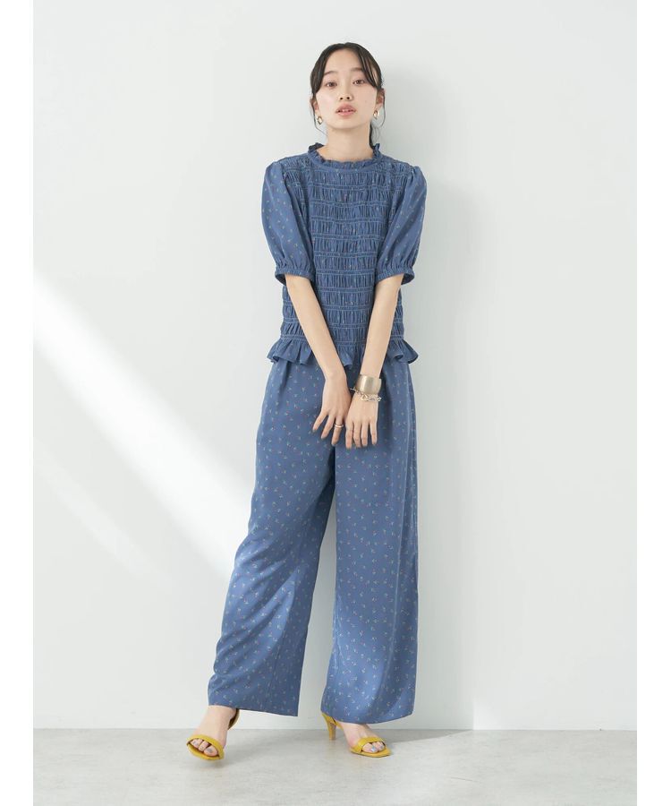 earth music&ecology「花柄ワイドパンツ」|その他|