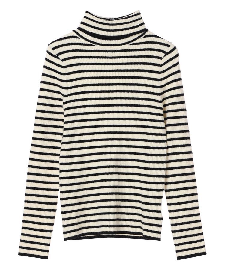 earth music&ecology「やわらかタッチリブタートルネックプルオーバー」|ニット・セーター|