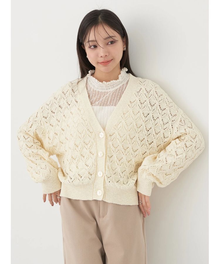 earth music&ecology「レースドッキングプルオーバー」|Tシャツ・カットソー|