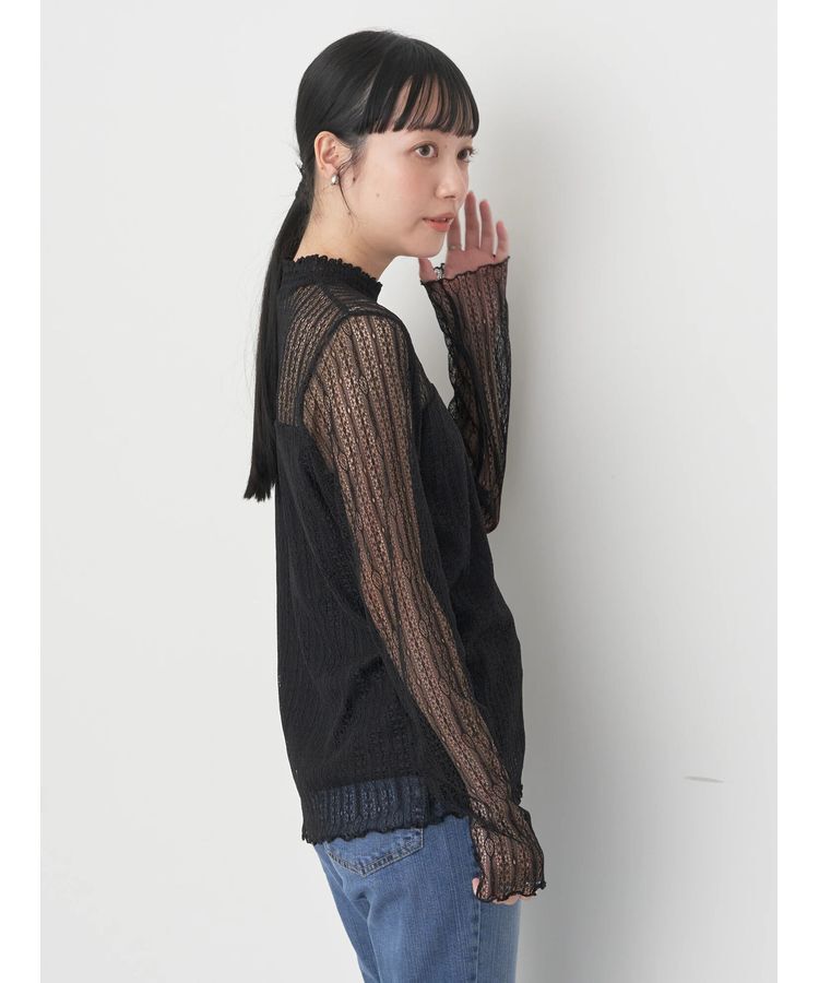 earth music&ecology「レースドッキングプルオーバー」|Tシャツ・カットソー|