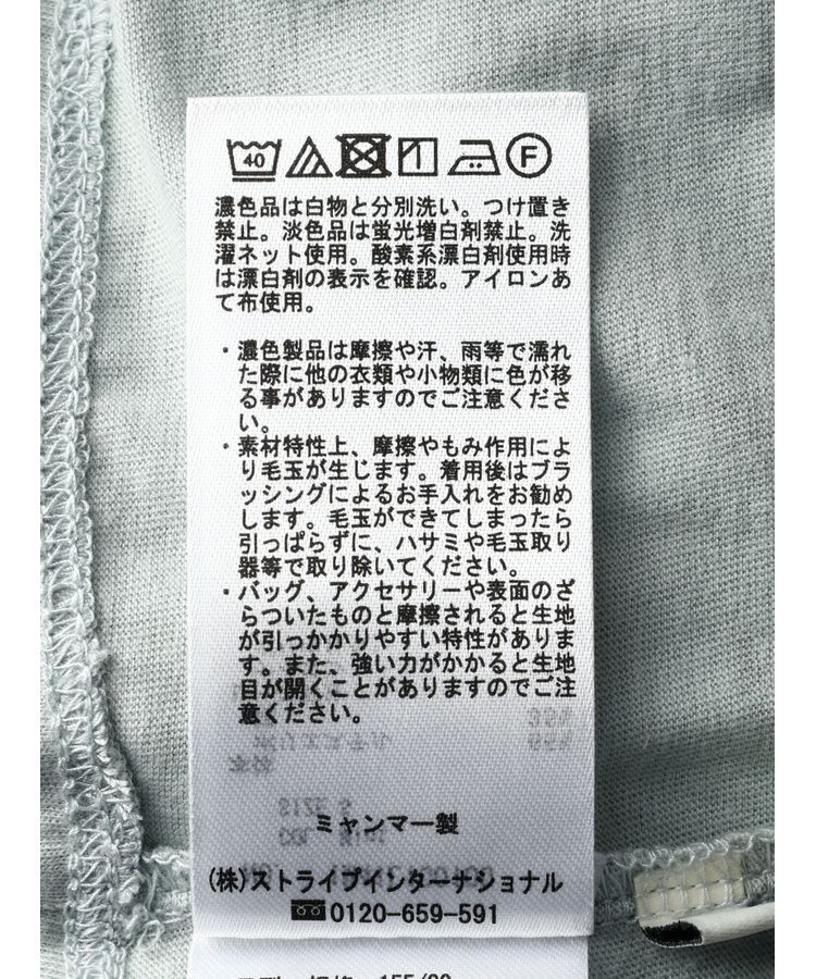 earth music&ecology「レースドッキングプルオーバー」|Tシャツ・カットソー|