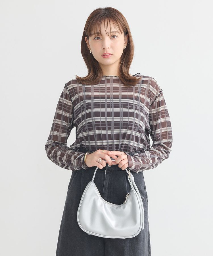 earth music&ecology「シアーチェックプルオーバー」|Tシャツ・カットソー|