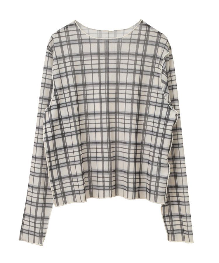 earth music&ecology「シアーチェックプルオーバー」|Tシャツ・カットソー|