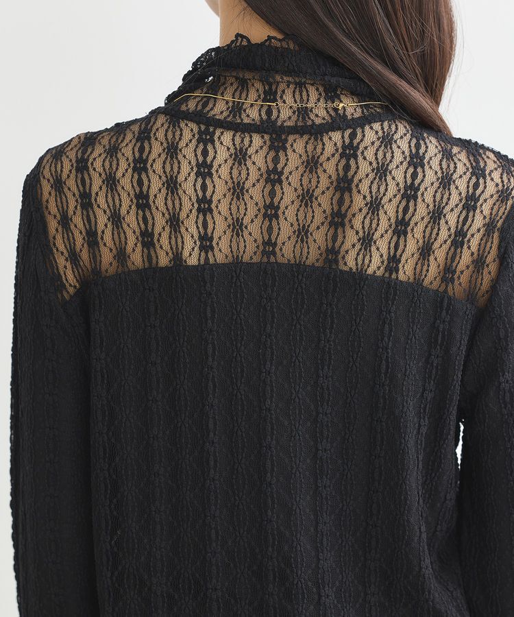 earth music&ecology「あったかレースプルオーバー」|Tシャツ・カットソー|