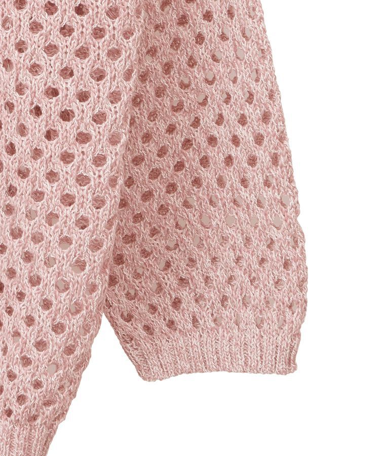 earth music&ecology「カラーメッシュプルオーバー」|チュニック|