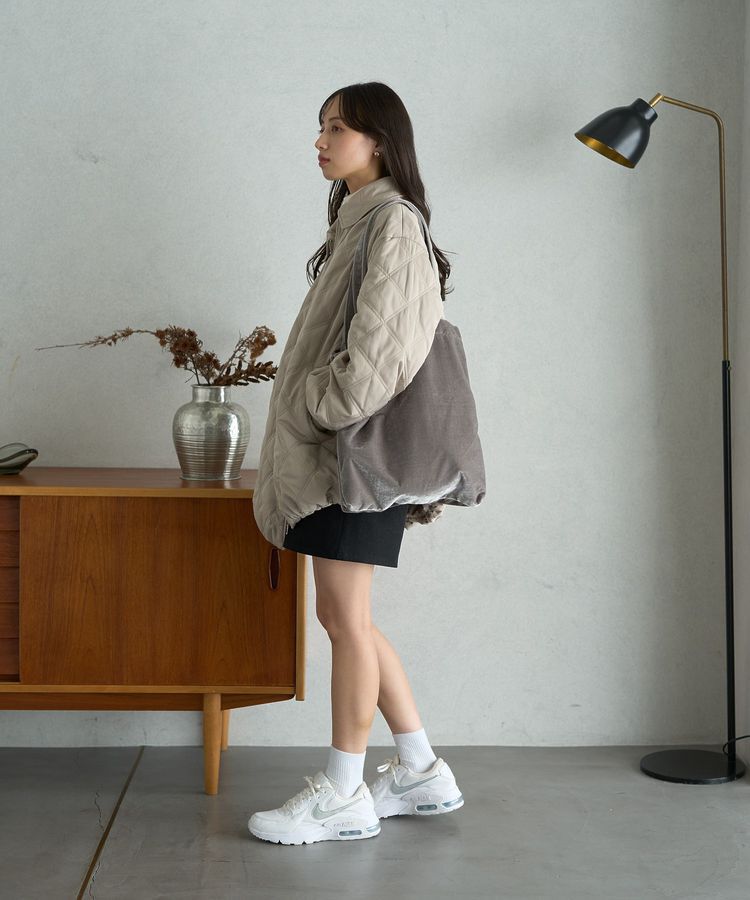 earth music&ecology「【WEB限定】ベロアトートバッグ」|トートバッグ|